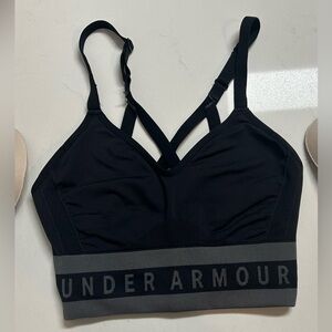 🌻 💪Under Armour Sports Bra Black and Gray Small